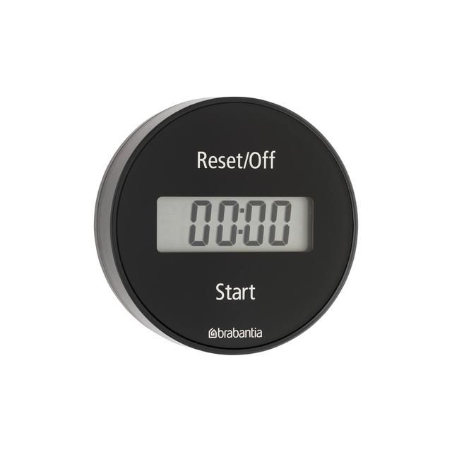 Brabantia Magnetic Kitchen Timer Dark Grey