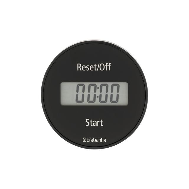 Brabantia Magnetic Kitchen Timer Dark Grey