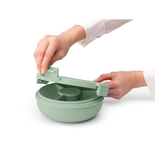 Brabantia Make &amp;amp; Take Salad Bowl 1.3L Jade Green