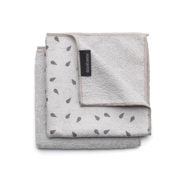 Brabantia Microfibre Light Grey Dish Cloths