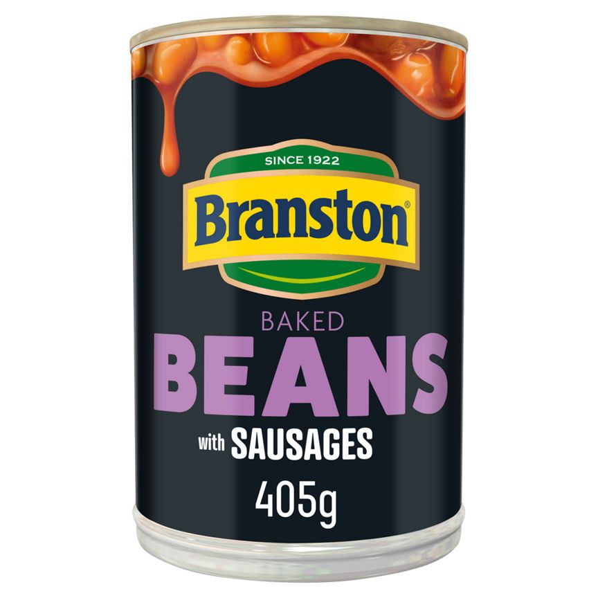 Branston Baked Beans with Sausages in Tomato Sauce