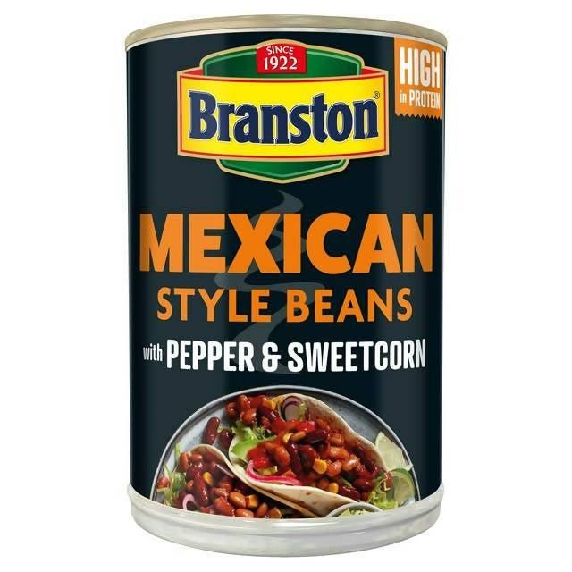 Branston Mexican Style Beans with Pepper &amp;amp; Sweetcorn 390g