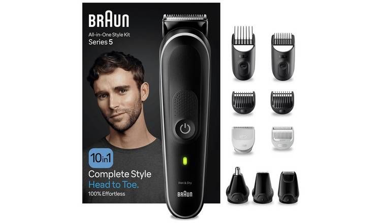 Braun 10-in-1 Beard Trimmer &amp;amp; Hair Clipper Kit MGK5440