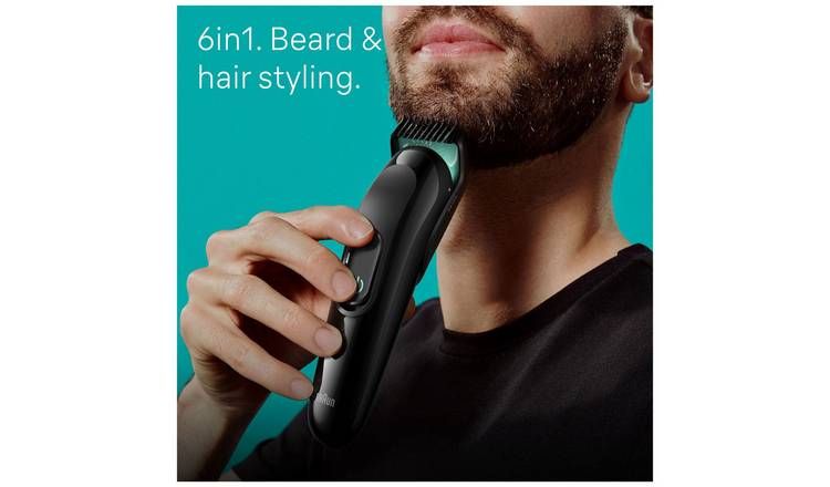 Braun 6-in-1 Beard Trimmer & Hair Clipper Kit MGK3411