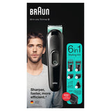 Braun 6-in-1 MGK3221 Men Beard Trimmer, Face, Ear &amp;amp; Nose Trimmer &amp;amp; Hair Clipper