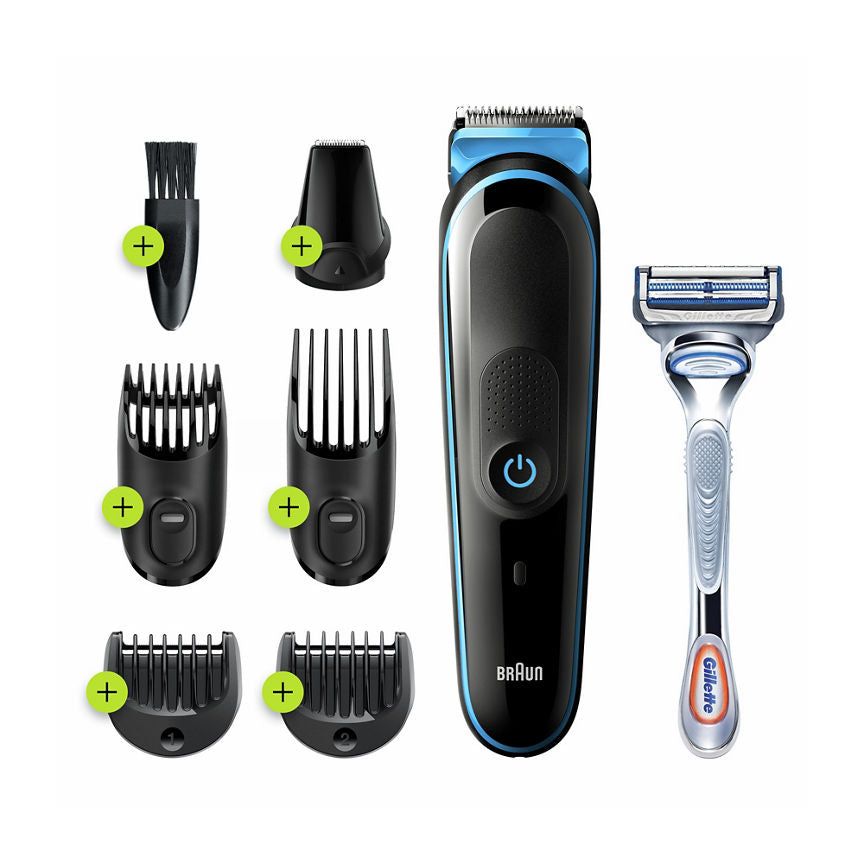 Braun 7-in-1 MGK3242 Beard Trimmer, Face Trimmer &amp;amp; Hair Clipper