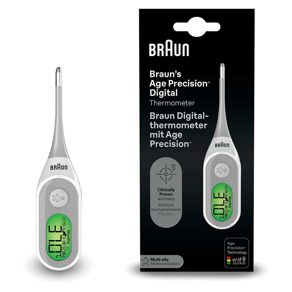 Braun Age Precision&amp;reg; Digital thermometer PRT2000