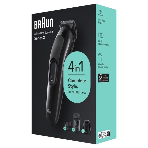 Braun All in One Style Kit Series3 SK3400 3in1 Beard &amp;amp; Hair