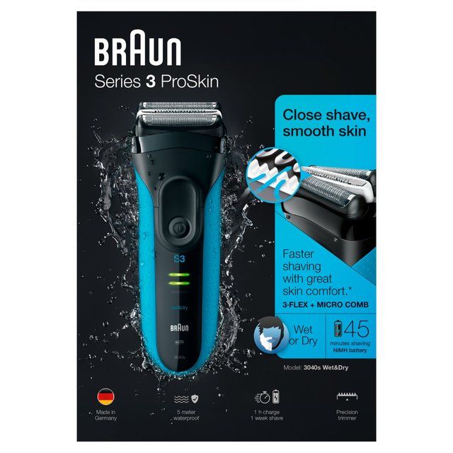 Braun Electric Shaver, Series 3 ProSkin 3040s