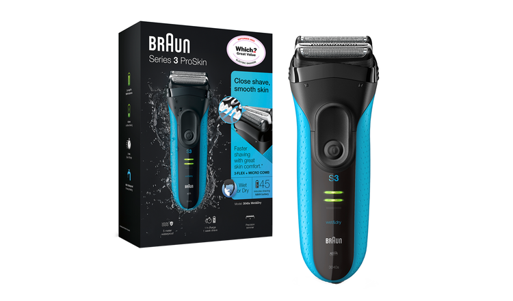 Braun Series 3 Wet and Dry Electric Shaver 3040s