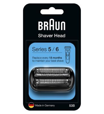 Braun Series 5 Electric Shaver Head Replacement - Black 53B