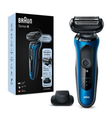 Braun Series 6 Electric Shaver with Precision Trimmer - Blue 60-B1200s