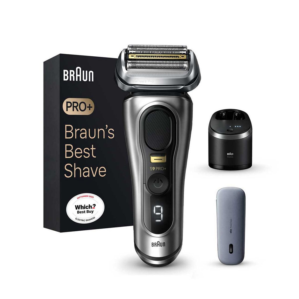 Braun Series 9 Pro+ Electric Shaver with SmartCare Center, Wet & Dry Razor and Powercase - 9477cc