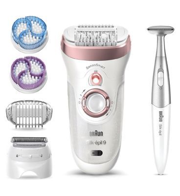 Braun Silk-epil 9-980 Epilator for Long-Lasting Hair Removal, Rose Gold