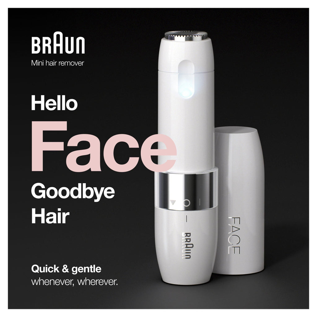 Braun Storm Face Dry Cordless Mini Hair Remover