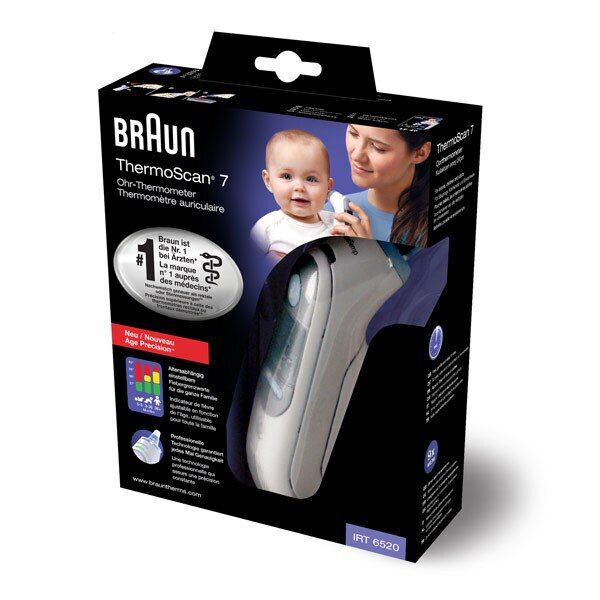 Braun Thermoscan 7 Series Age Precision Ear Thermometer