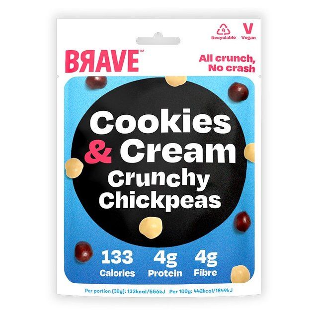 BRAVE Roasted Chickpeas Cookies & Cream   30g