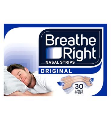 Breathe Right Congestion Relief Nasal Strips Original Large 30s