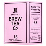 Brew Tea Co Earl Grey Tea Bags   15 per pack