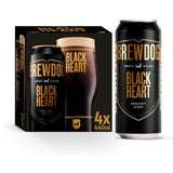 BrewDog Black Heart Draft Stout 4 x 440 ml