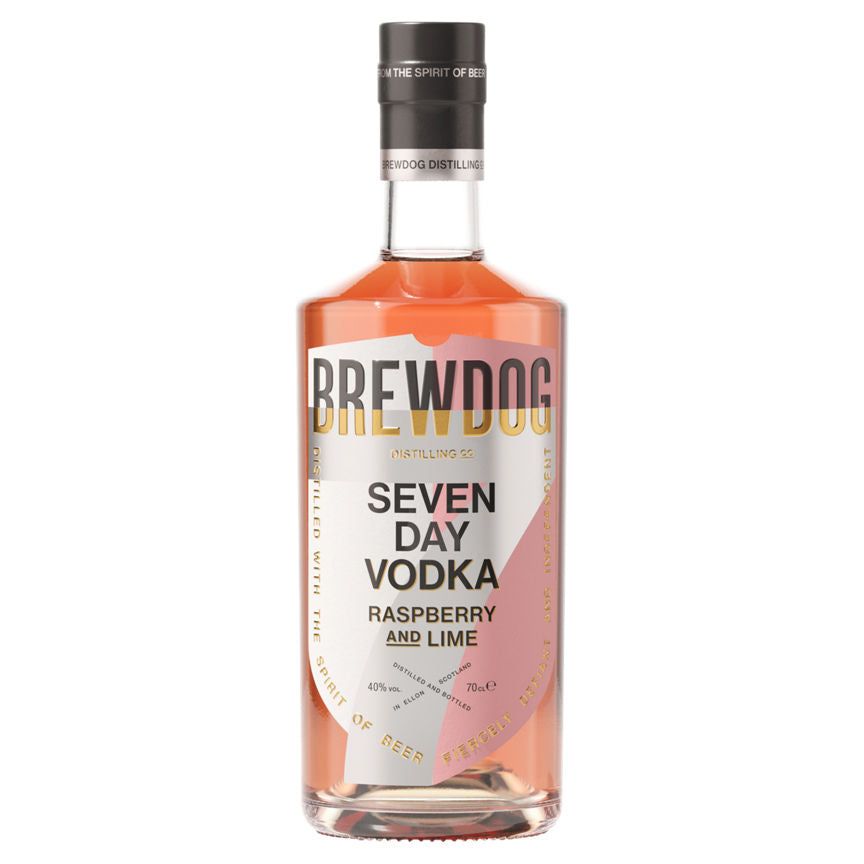 Brewdog Distilling Co. Seven Day Vodka Raspberry and Lime