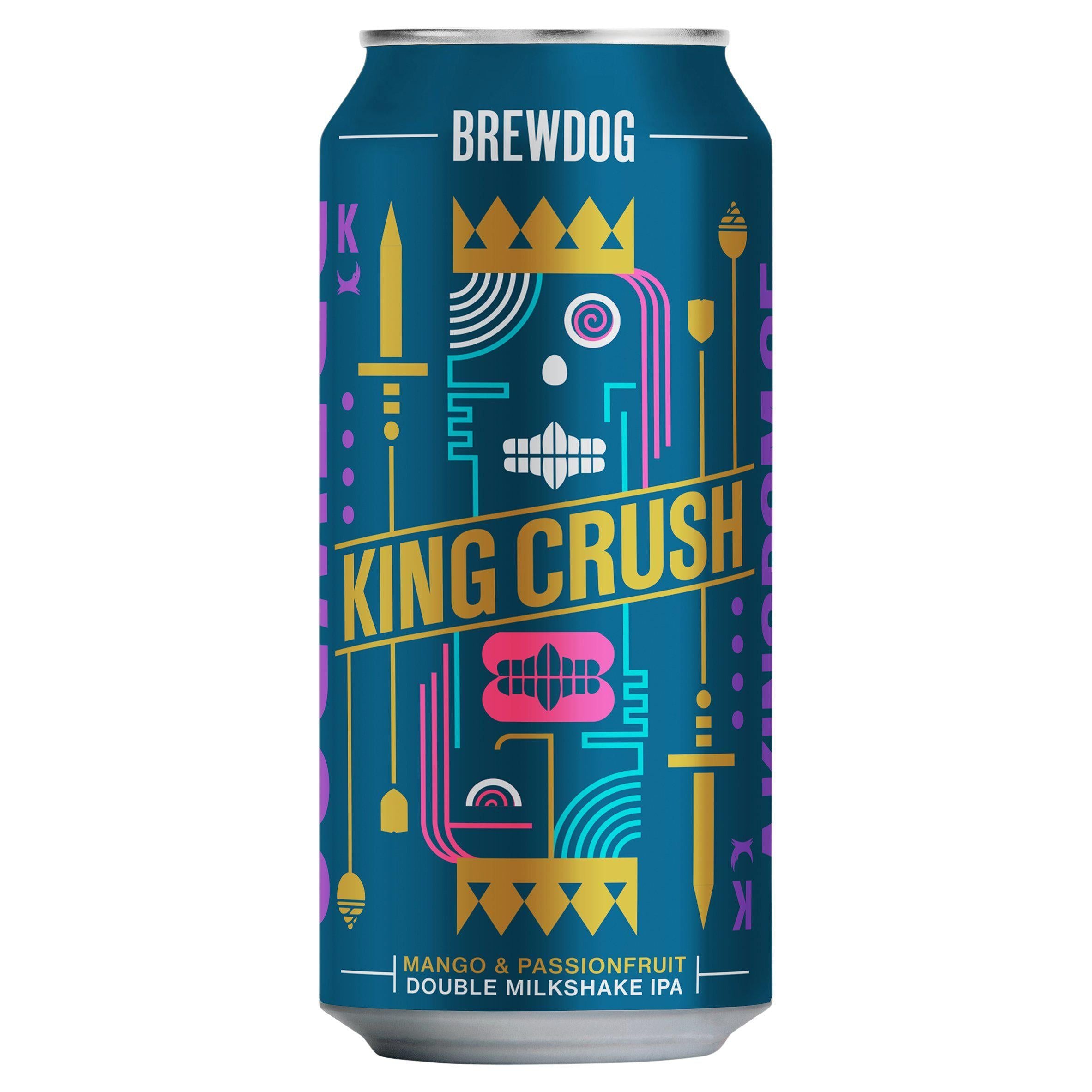 BrewDog King Crush Mango &amp;amp; Passion Fruit Double Milkshake IPA 440ml