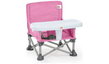 Bright Starts Pop N Sit Portable Feeding Booster Seat - Pink