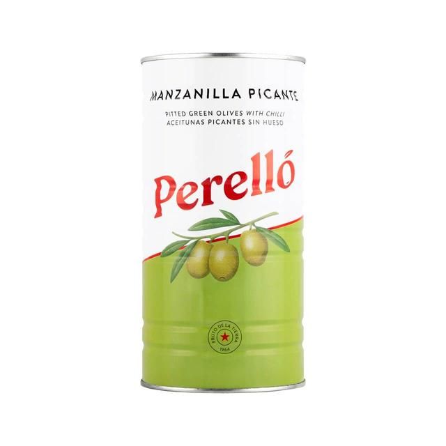 Brindisa Perello Manzanilla Pitted Olives Picante 600g   600g