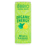 BRIO Organic Energy Drink Mint &amp;amp; Lemon   250ml