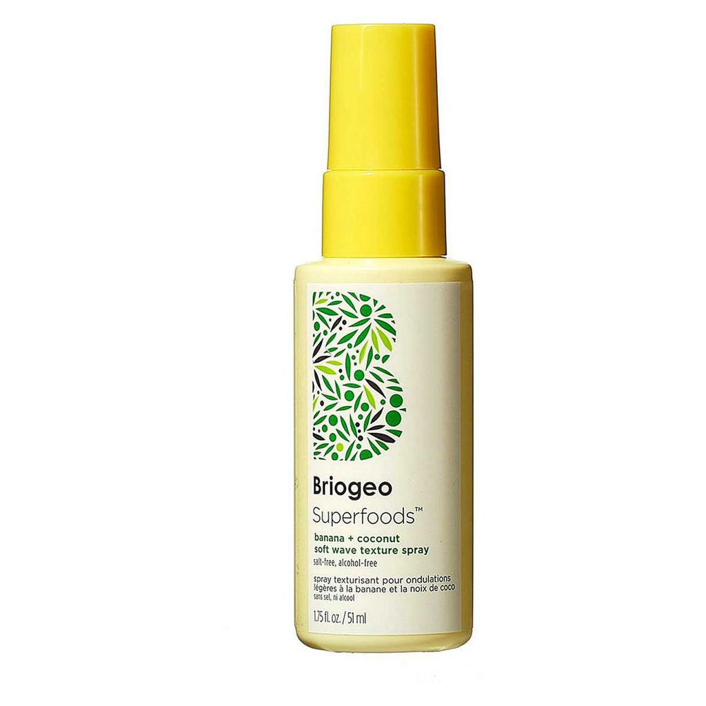 Briogeo Superfoods™ Banana + Coconut Hydrating Salt-Free Soft Wave Texture Spray Travel Size 51ml