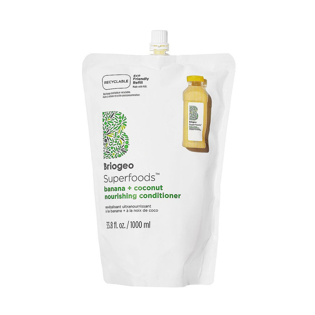 Briogeo Superfoods™ Banana + Coconut Nourishing Conditioner Jumbo Pouch 1000ml