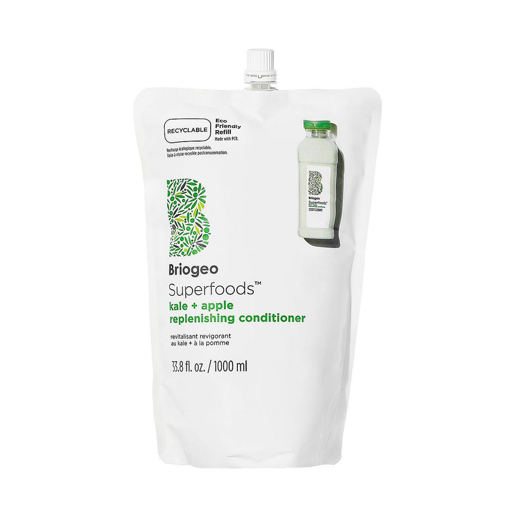 Briogeo Superfoods™ Kale + Apple Replenishing Conditioner Jumbo Pouch 1000ml