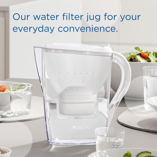 BRITA Marella Cool White MX PRO 6 Month Pack &Jug