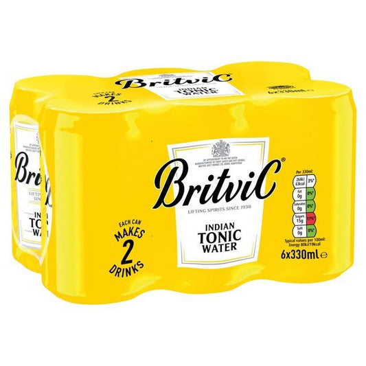Britvic Indian Tonic Water   6 x 330ml