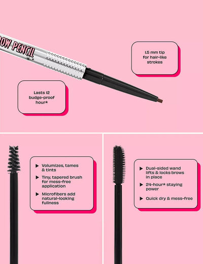 M&S Brow Haul of Fame Brow Basics Kit Shade 3 Worth £55 5.1ml- Buy online at McGrocer