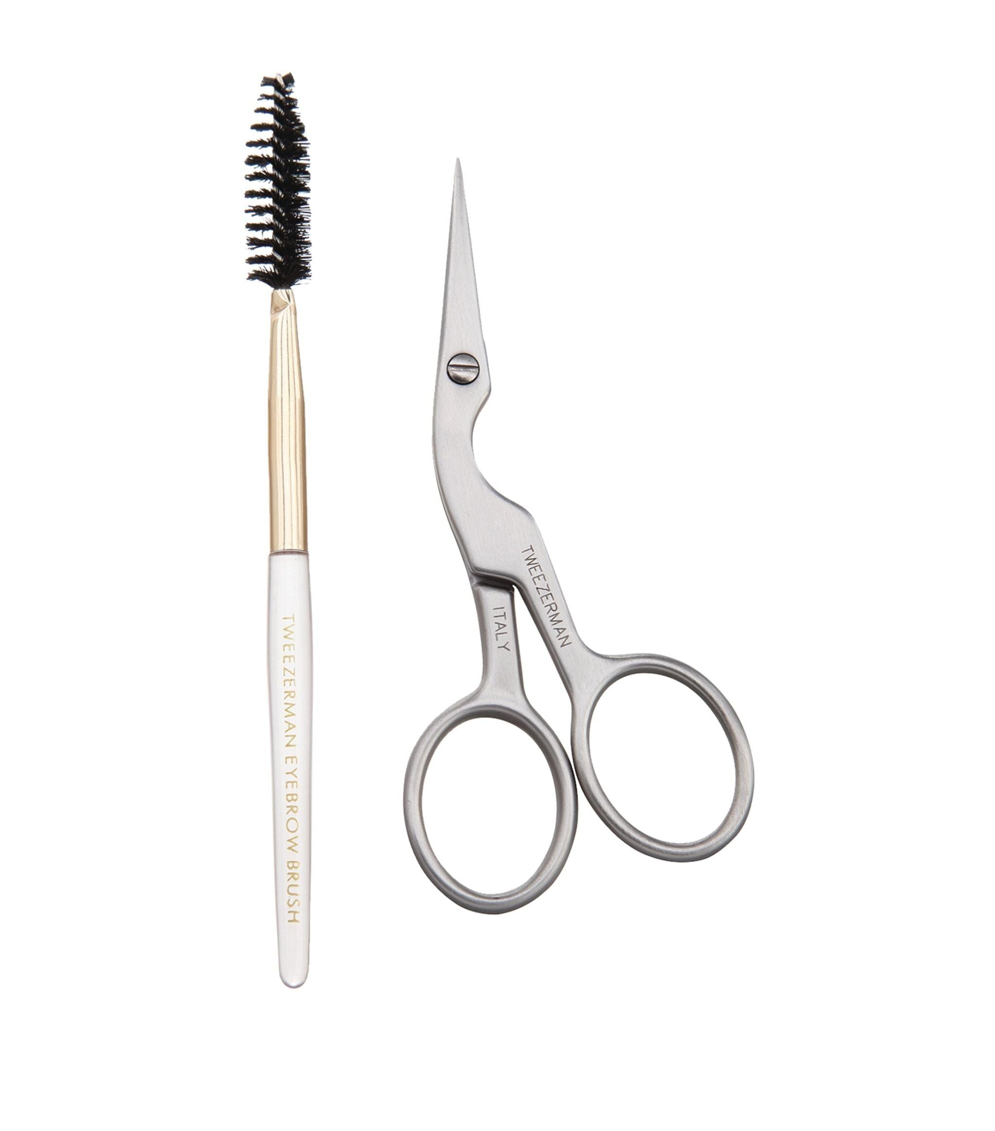 Brow Shaping Scissors and Brush