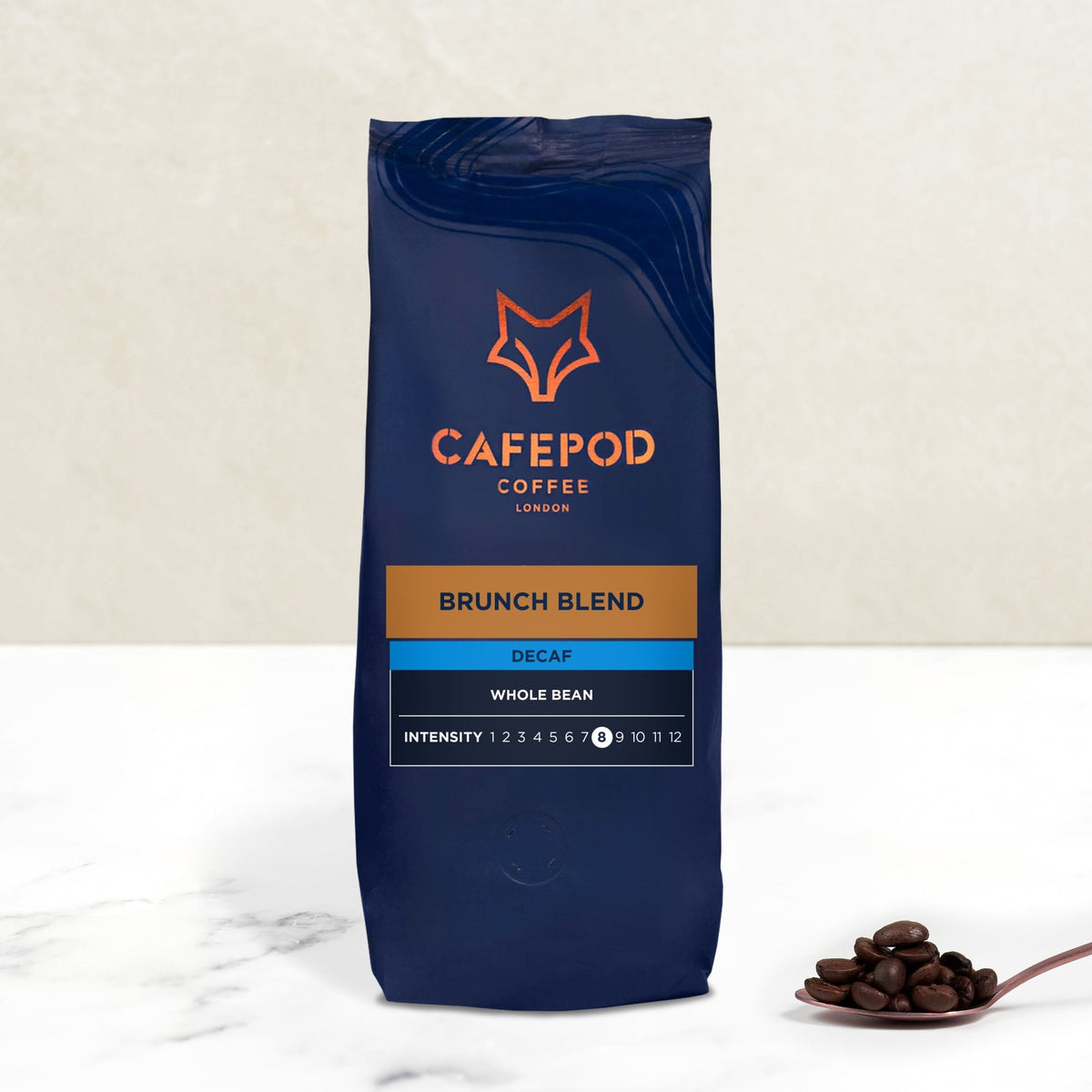 decaf brunch blend coffee beans 200g - British product
