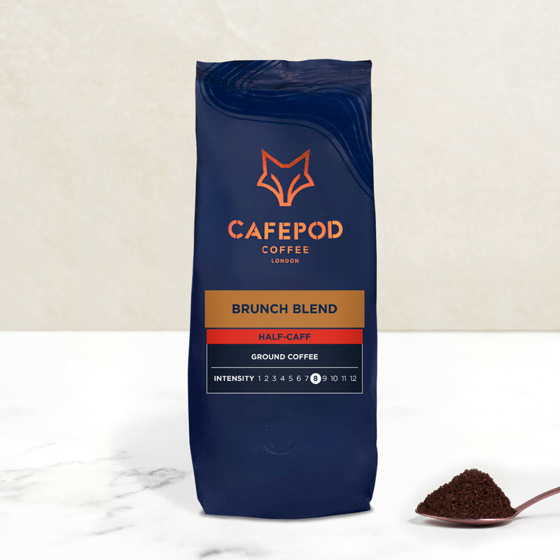 Half-Caff Brunch Blend ground coffee 200g, UK version