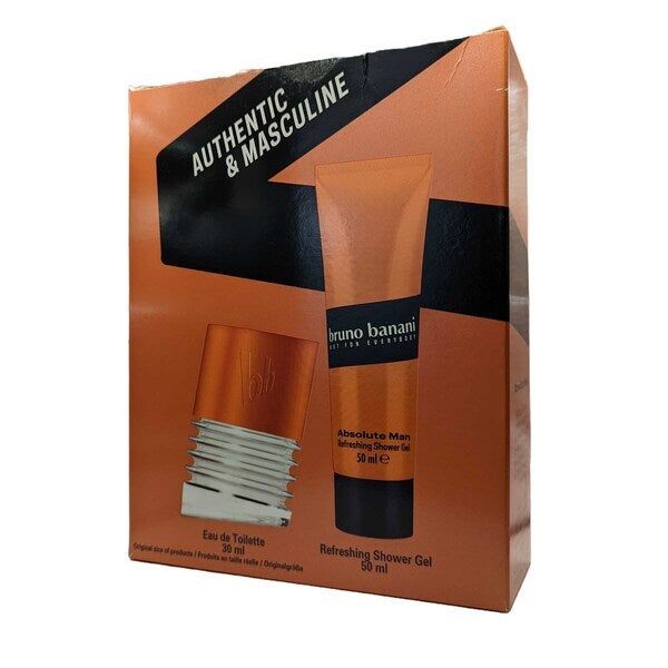 Bruno Banani - Absolute Man EDT  Spray 30ml Shower Gel 50ml