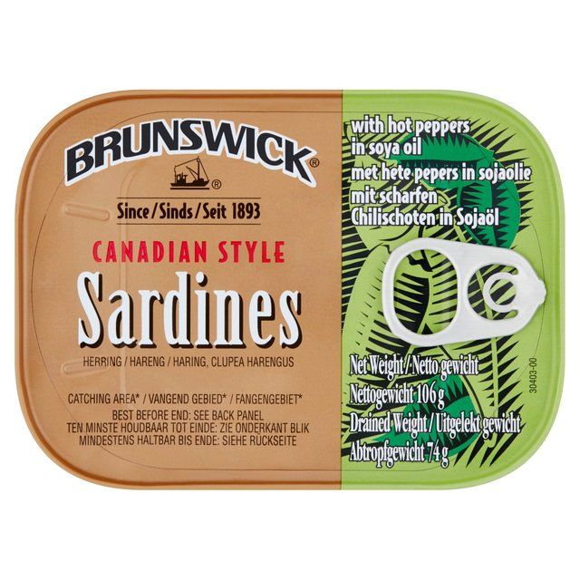 Brunswick Sardines in Hot Peppers Default Title