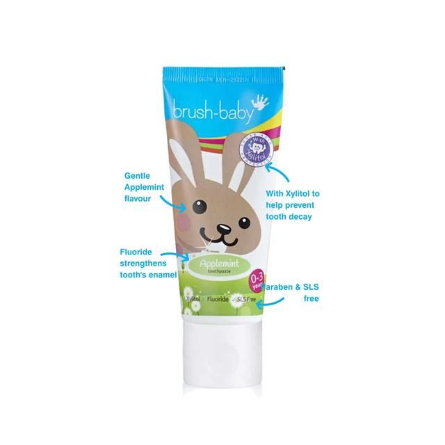 Brush-Baby Applemint Toothpaste 0-3 Yrs   50ml