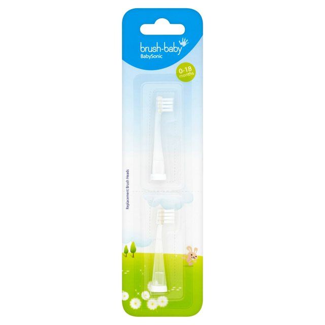 Brush Baby BabySonic Refill 0-18mths   2 per pack