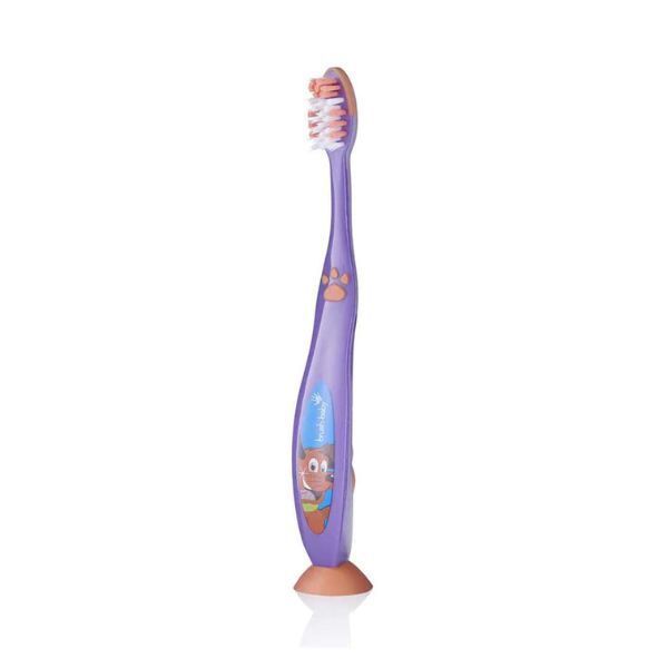 Brush Baby FlossBrush Bristles Toothbrush (6+ Years) Purple