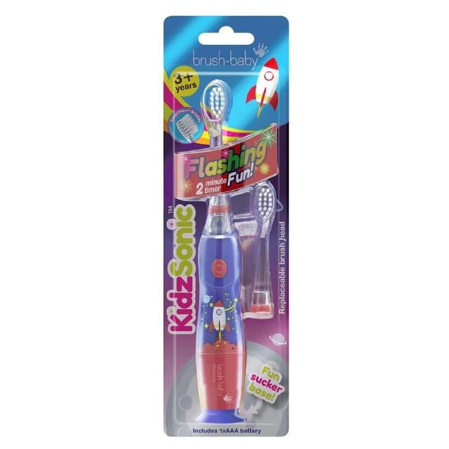 Brush-Baby KidzSonic Rocket Electric Toothbrush 3+ Yrs