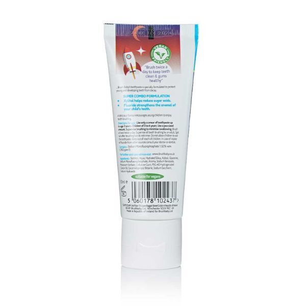 Brush Baby Natural Blueberry Kids Toothpaste 50 ml