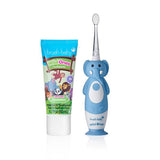 Brush Baby WildOnes-Elephant Toothbrush &amp;amp; Applemint T'paste