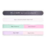 Brushworks 6 Sided Nail File - Shape &amp;amp; Shine