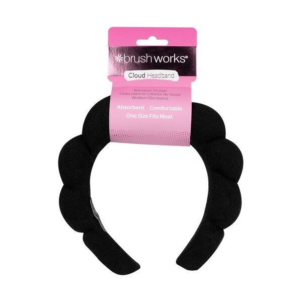 Brushworks Black Cloud Headband