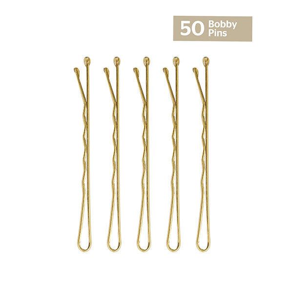 Brushworks Blonde Bobby Pins - 50 Pieces