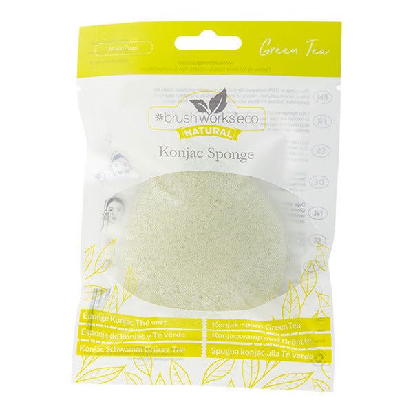 Brushworks Green Tea Konjac Sponge